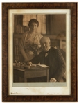 Thomas Edison and Mrs. Edison Signed Photograph JSA