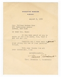 Eleanor Roosevelt Signed Letter (1932) JSA
