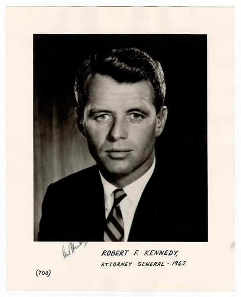 Robert F. Kennedy Signed Photograph JSA