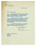 President Harry Truman Signed Letter with Exceptional Content JSA