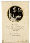 Pope Pius XI Signed Photograph JSA