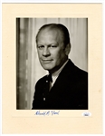 President Gerald Ford Signed “Bachrach” Photograph (Signed on Matte) JSA