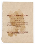 Oscar Wilde Cabinet Photograph(s) & Lecture Program (4 Items)