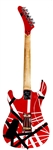 Eddie Van Halen Played and Signed Custom Striped Kramer Frankenstrat Guitar with Eddie’s Cigarette Butts JSA