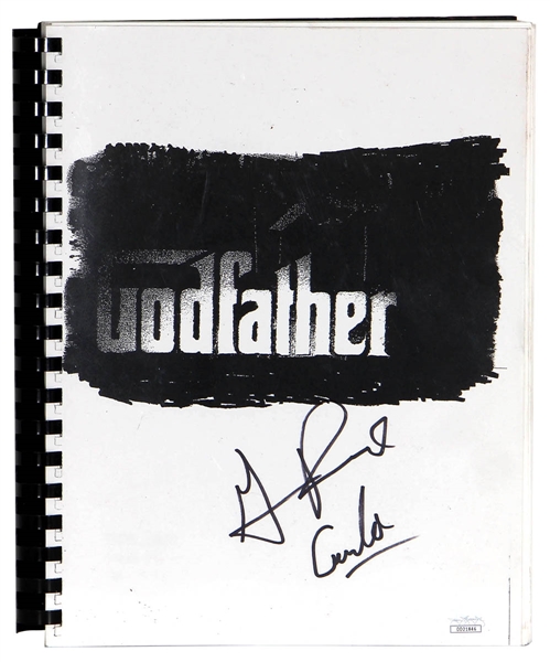 The Godfather Gianni Russo (Carlo Rizzi) Signed Script JSA