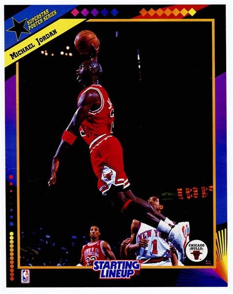 1992 Starting Lineup Michael Jordan Posters Factory Samples!