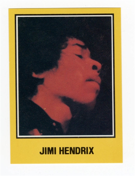 Jimi Hendrix Rare 1979 Warner Brothers Records #31 Card