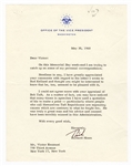 Richard Nixon Signed Letter JSA