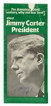 Jimmy Carter Signed Presidential Election Campaign Brochure JSA