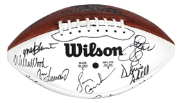 Football Greats Signed Football: Twenty-Five + Signatures