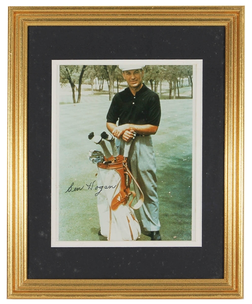 Ben Hogan Signed and Framed Photograph JSA