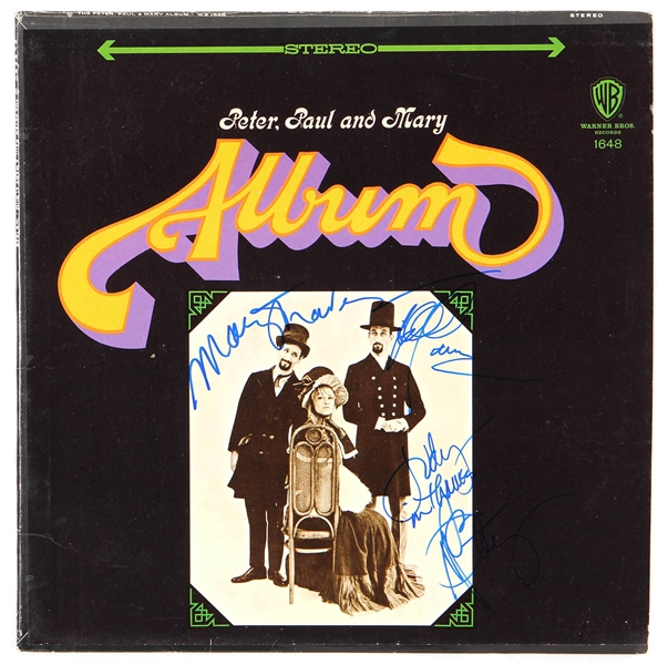 Peter, Paul and Mary Signed Album