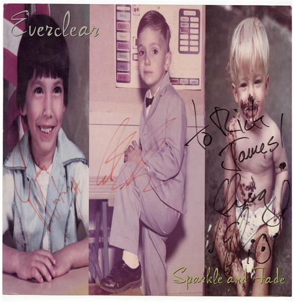 Everclear Signed "Sparkle and Fade" Album