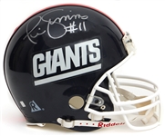 Phil Simms and Lawrence Taylor Signed Football Helmet