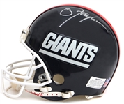 Phil Simms and Lawrence Taylor Signed Football Helmet