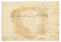 John Tyler Signed Document as President JSA