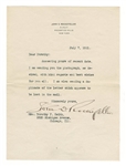 John D. Rockefeller Signed Letter