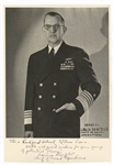 Admiral Louis Denfield Signed Photograph With Inscription