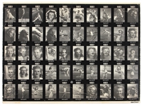 Marilyn Monroe Original Limited Edition Andre de Dienes Private Collection Uncut Card Sheet