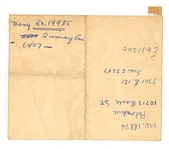 Ray Charles University of Michigan Concert Hall Ticket
