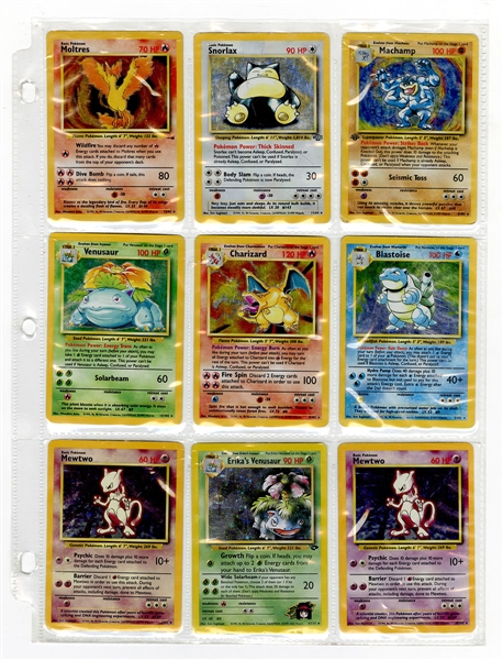 1999 Base Set Pokémon 344-Card Lot