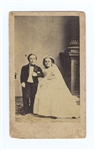 General Tom Thumb and Wife CDV
