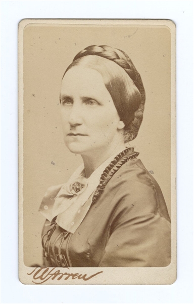 Mrs Rutherford B Hayes (Lucy Ware Webb Hayes) CDV