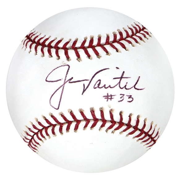 Jason Varitek Signed Baseball