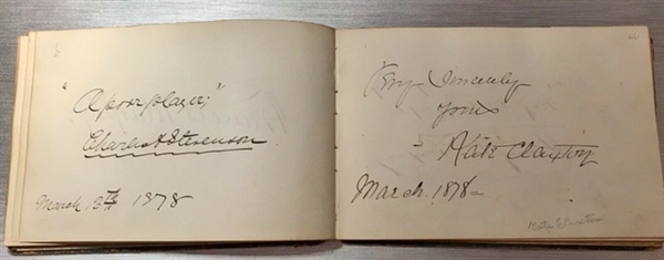 1860s Historical, Celebrity Autograph Book (85 Signatures)