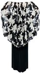 Lady Gaga Worn Yves St. Laurent Couture Black and White Gown