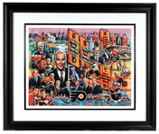 Philadelphia Flyers Stanley Cup and Conference Championship Original Lithographic Print