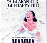 Mamma Mia Broadway Cast Signed Poster