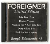 Foreigner Mick Jones and Lou Gramm Signed Rough Diamonds #1 Limited Edition C.D.