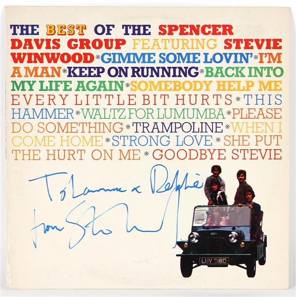 Steve Winwood Signed & Inscribed "Best of Spencer Davis Group" Album JSA