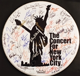 Concert for New York City 9/11 Signed Drumhead