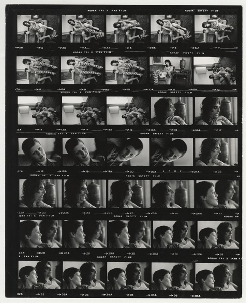 Alice Cooper Original Jim Marshall Stamped Contact Sheet