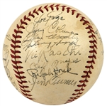 1950 New York Yankees Signed Baseball (CH DiMaggio) JSA LOA