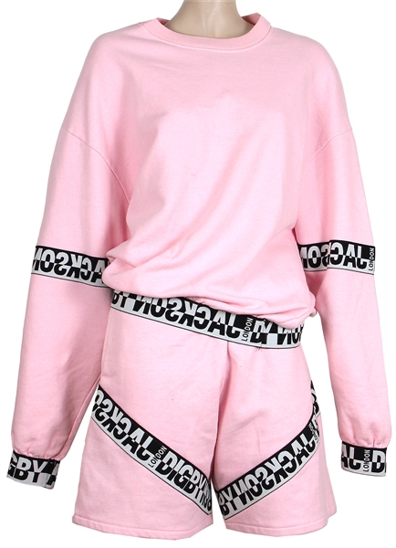Billie Eilish Photoshoot Worn Jackson Digby London Pink Outfit