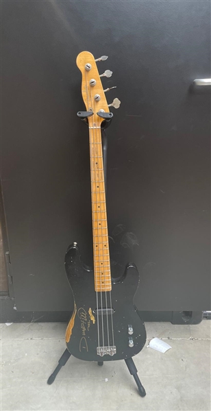 ZZ Top Dusty Hill Signed & Stage Played Precision Bass Guitar