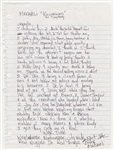 Tupac Shakur Handwritten & Signed Original Controversial Makaveli Liner Notes