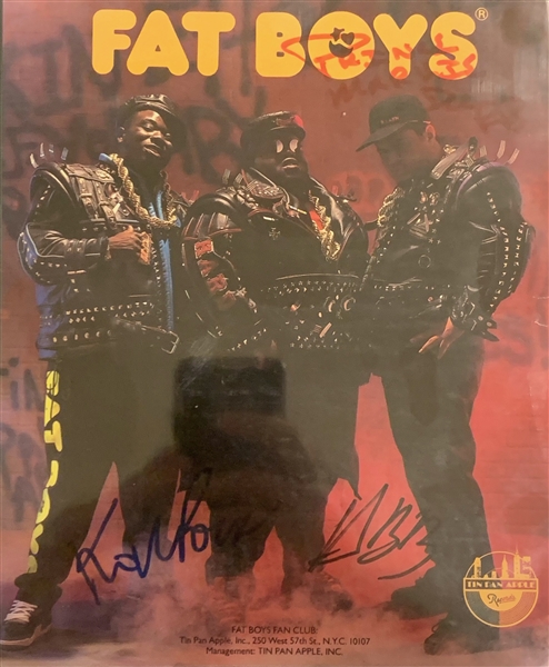 Fat Boys Signed 8 x 10 Photograph BGS