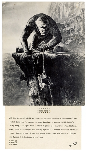 1933 “King Kong” Film Promotional Photograph  