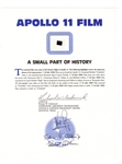 Apollo 11 Lunar Module Flown and Surface-Used Camera Film Leader Strip