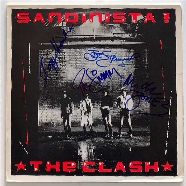 The Clash Signed "Sandinista!" Album (Signed by All Four) Beckett
