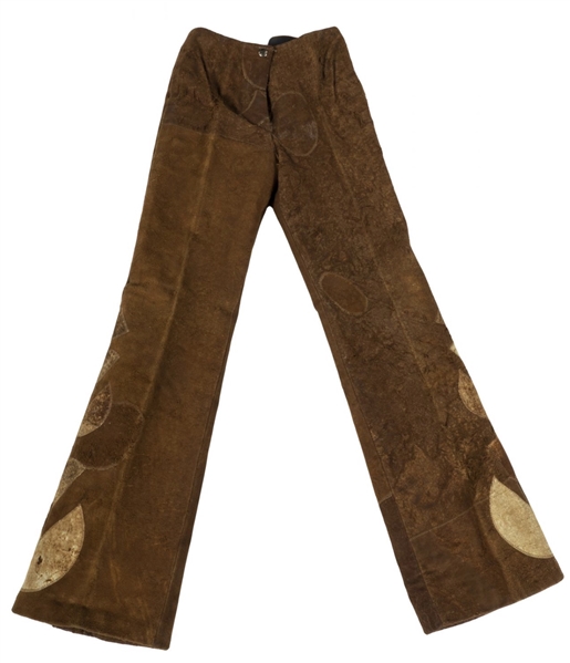 Bill Wyman Owned & Stage Worn Cordoba Suede Trousers