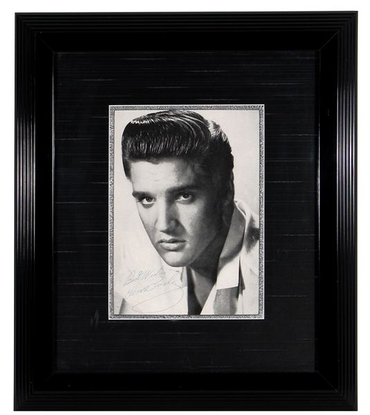 Elvis Presley Signed Photograph