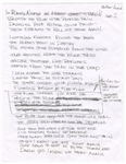 Nancy Wilson "We Meet Again" and "Bluebird" Handwritten Lyrics & Signed Photograph