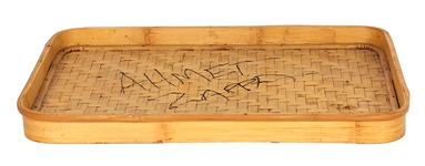 Ahmet Zappa Signed Tray