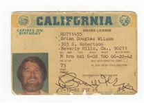 Beach Boys Brian Wilson Drivers License