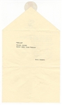 Historic Michael Jackson Thriller Grammy Envelope